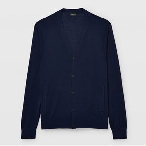 CASHMERE Club Monaco Navy Cardigan